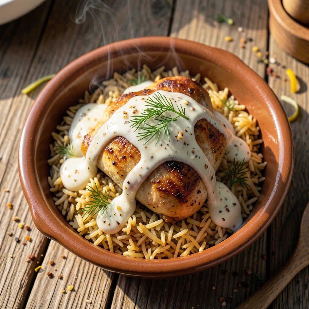 Armenian Chicken and Rice Recipe: Spiced Yogurt Braised to Juicy Perfection