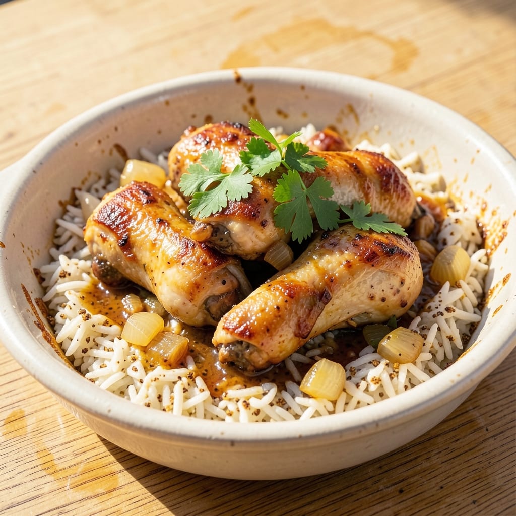Arabic Chicken and Rice Recipe: Golden Spice-Infused One-Pot Feast