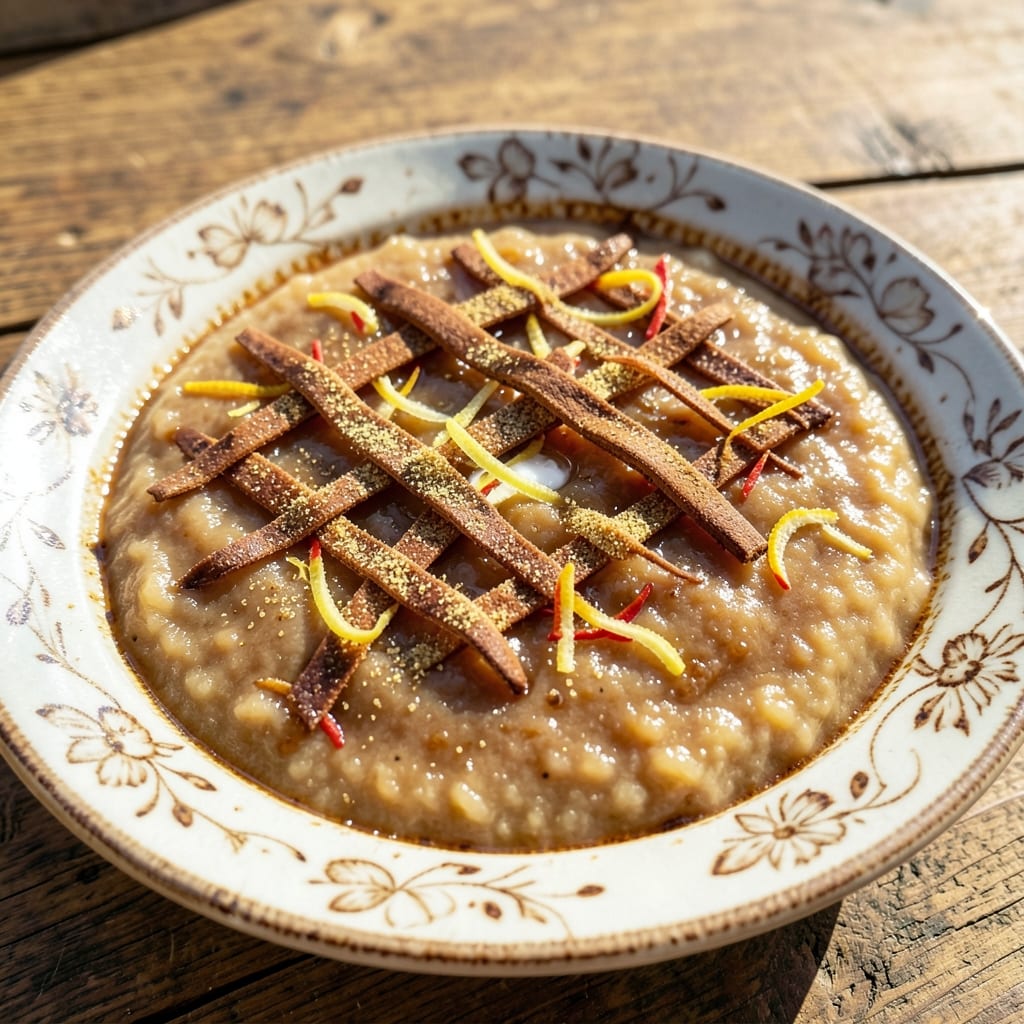 Albanian Rice Pudding Recipe: Citrus-Kissed Spice Harmony with Toasted Almond Crunch
