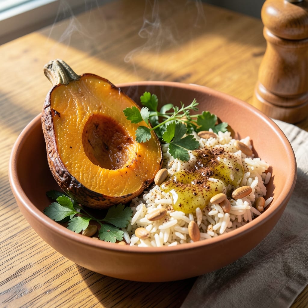 Acorn Squash and Rice Recipe: Roasted Sweetness Meets Savory Spice