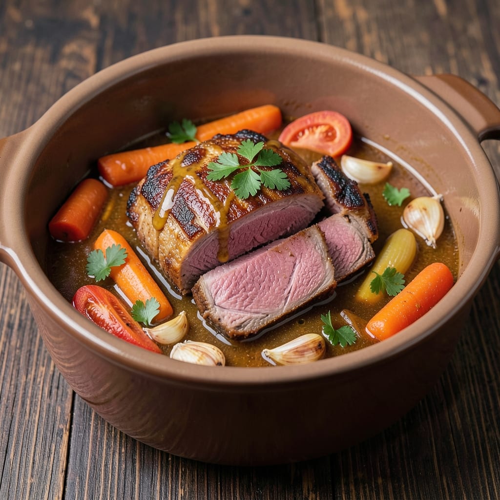 Aroma Rice Cooker Pot Roast Recipe: Slow-Cooked Tender Meat with Fragrant Rice
