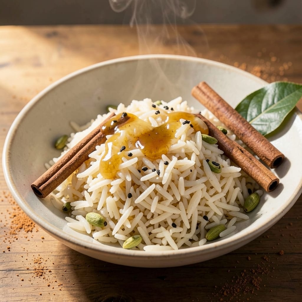 Aroma White Rice Recipe: Fragrant Basmati with Toasted Spice Crunch