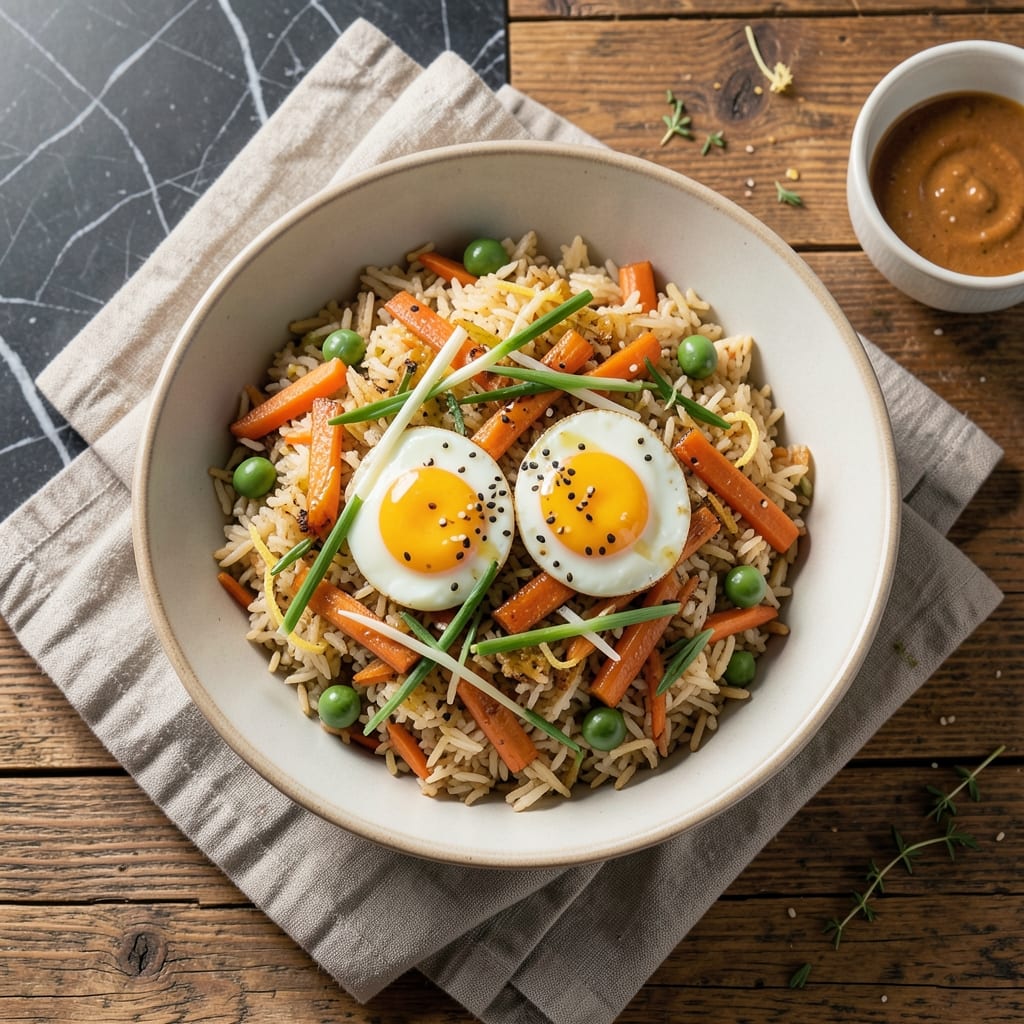 Airfryer Fried Rice Recipe: Crispy Edges and Fluffy Grains in 20 Minutes