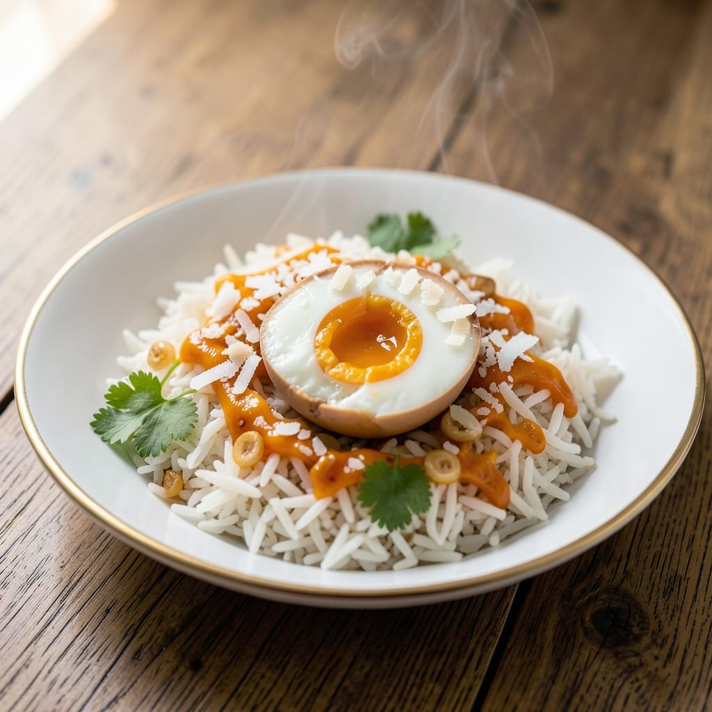 Anda Rice Recipe: Fragrant Saffron and Toasted Coconut Crunch Fusion