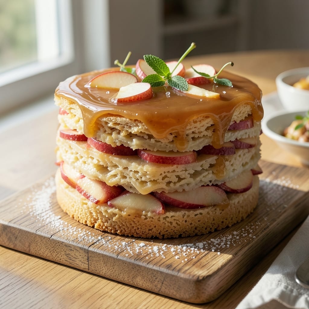 Apple Rice Cakes Recipe: Crispy Apple-Topped Comfort in One Pan