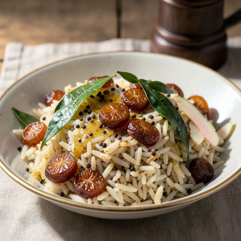 Amla Rice Recipe: Tangy-Sour Balance with Toasted Spice Crunch