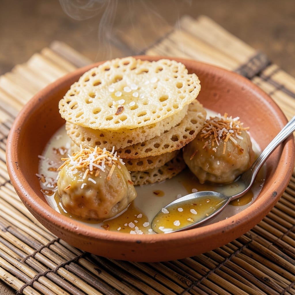 Appam Recipe With Idli Rice: Lacy Coconut Lace and Spiced Fermented Crunch