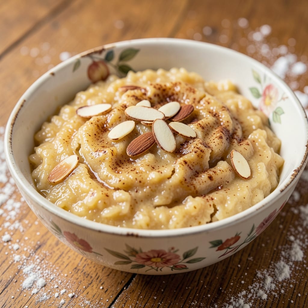 Arroz Doce Portuguese Sweet Rice Recipe: Cinnamon-Spiced Silk with Toasted Almond Bites