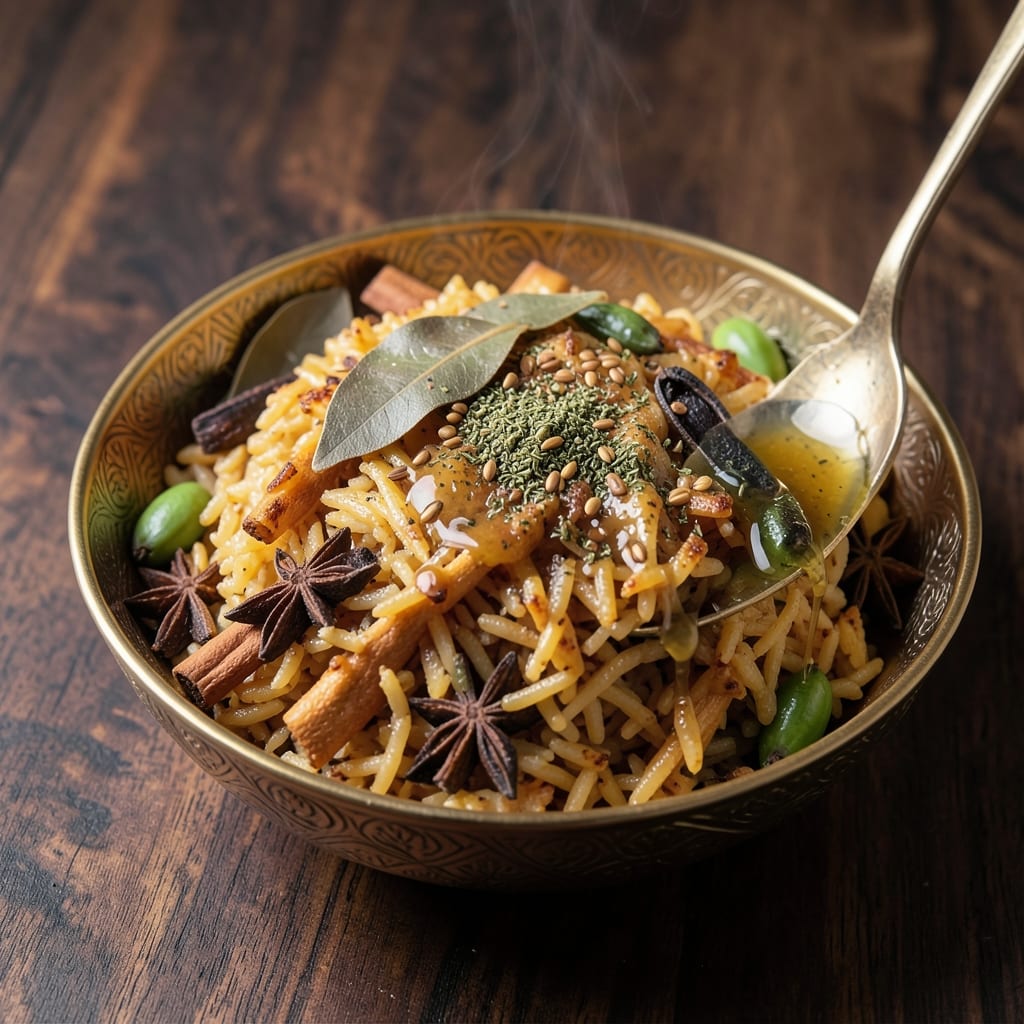 1 Kg Ghee Rice Recipe: Golden, Fragrant Basmati with Toasted Spice Crunch