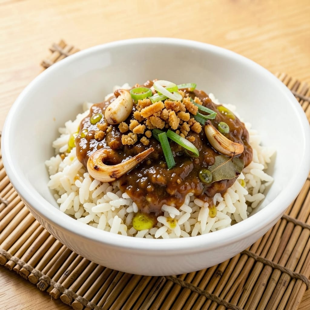 Adobo Rice Filipino Recipe: Soy-Steeped Fragrance and Crispy Rice Crusts