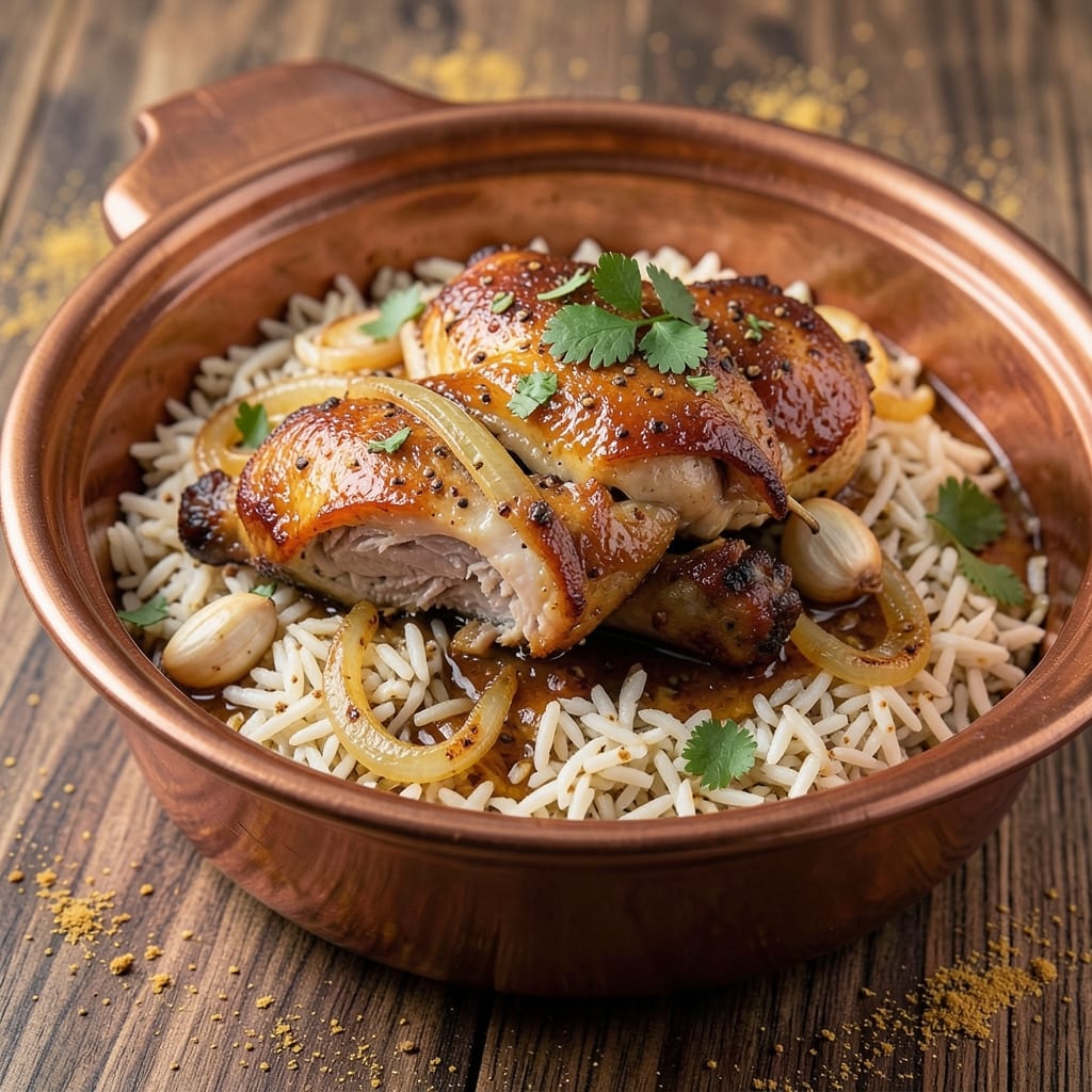 Arab Chicken and Rice Recipe: Saffron-Infused Spice Harmony in One Pot
