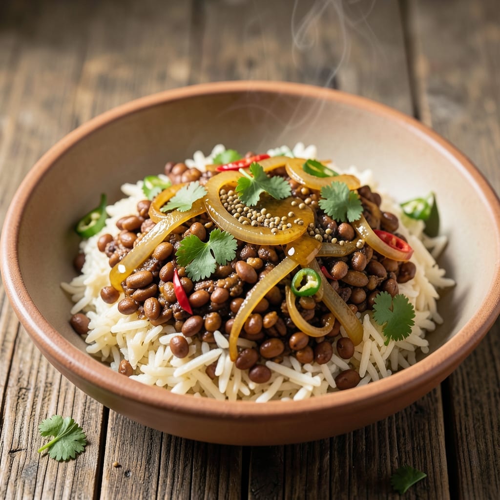 Akkha Masoor Rice Recipe: Toasted Lentils and Golden Spice Crunch