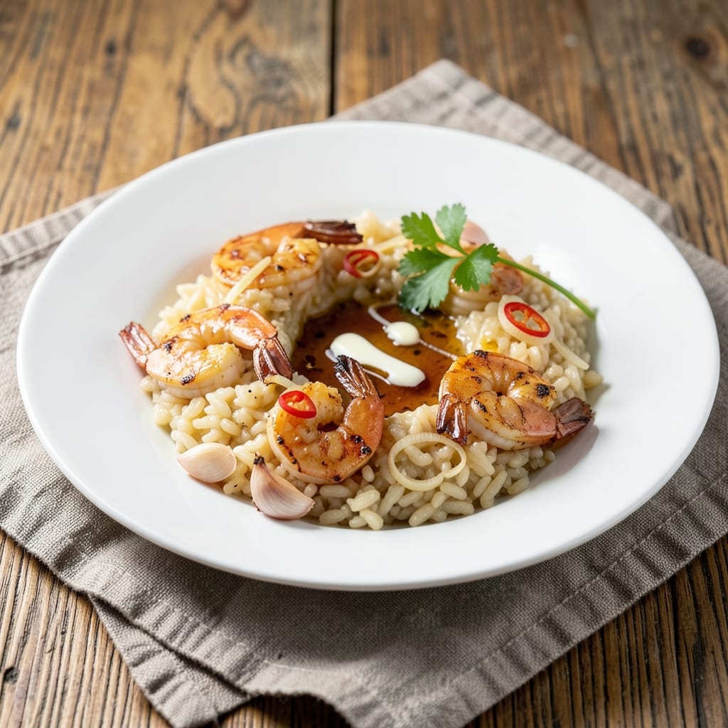 Arborio Rice and Shrimp Recipe: Saffron-Kissed Creaminess Without Stirring