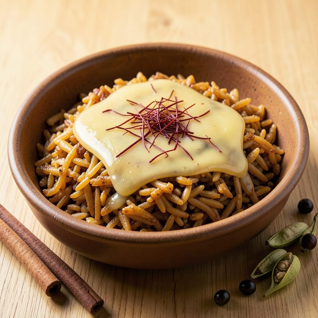 Afghani Brown Rice Recipe: Saffron-Infused Fragrance with Toasted Barberry Crunch