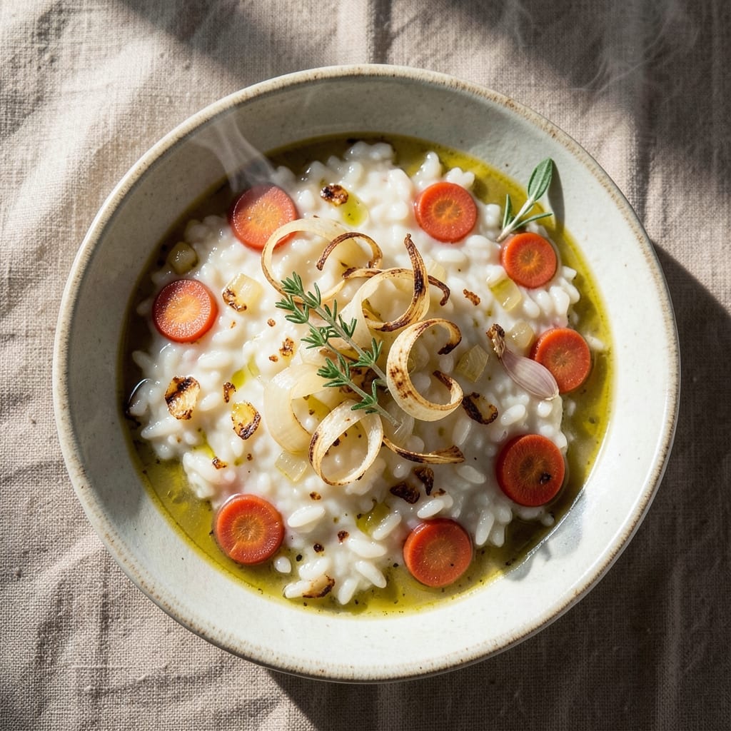 Arborio Rice Soup Recipe: Toasted Garlic and Parmesan Depth