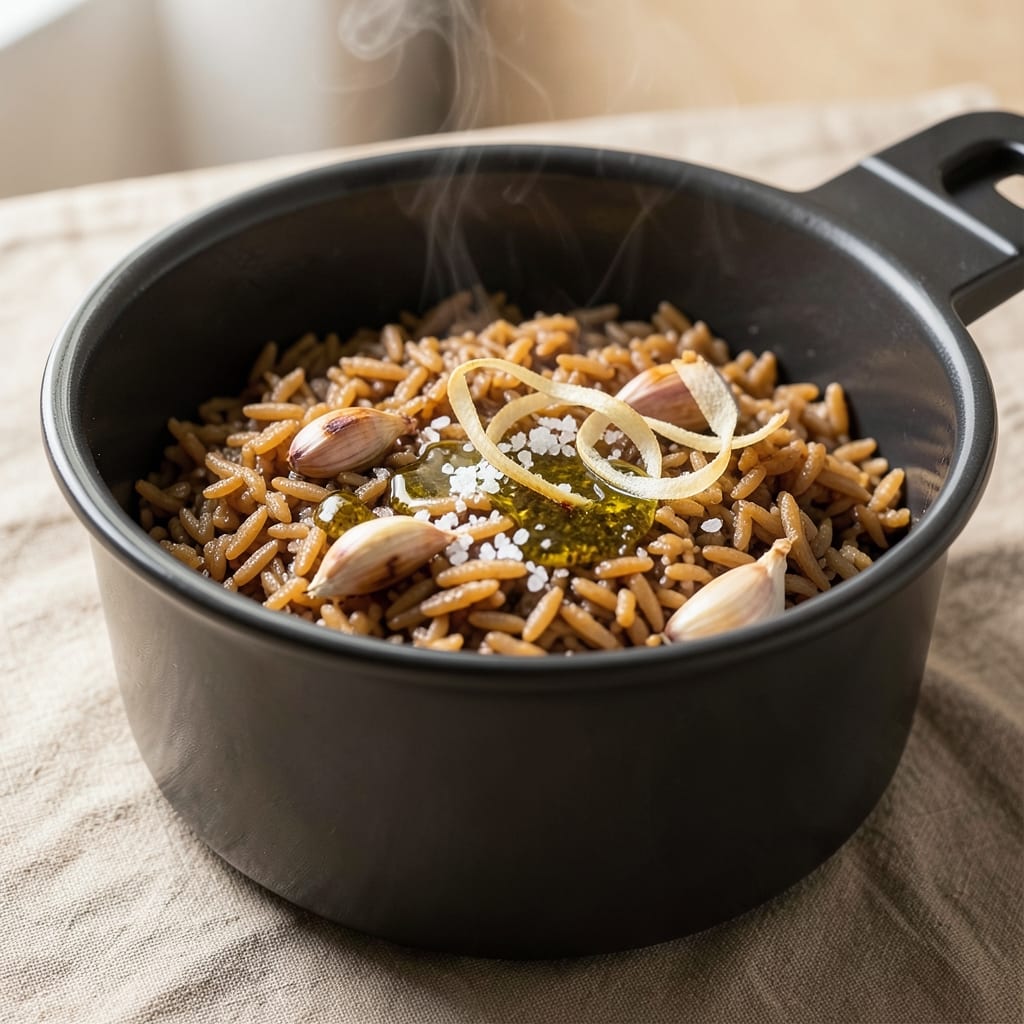 Aroma Rice Cooker Brown Rice Recipe: Nutty Depth and Fragrant Crunch in One Pot