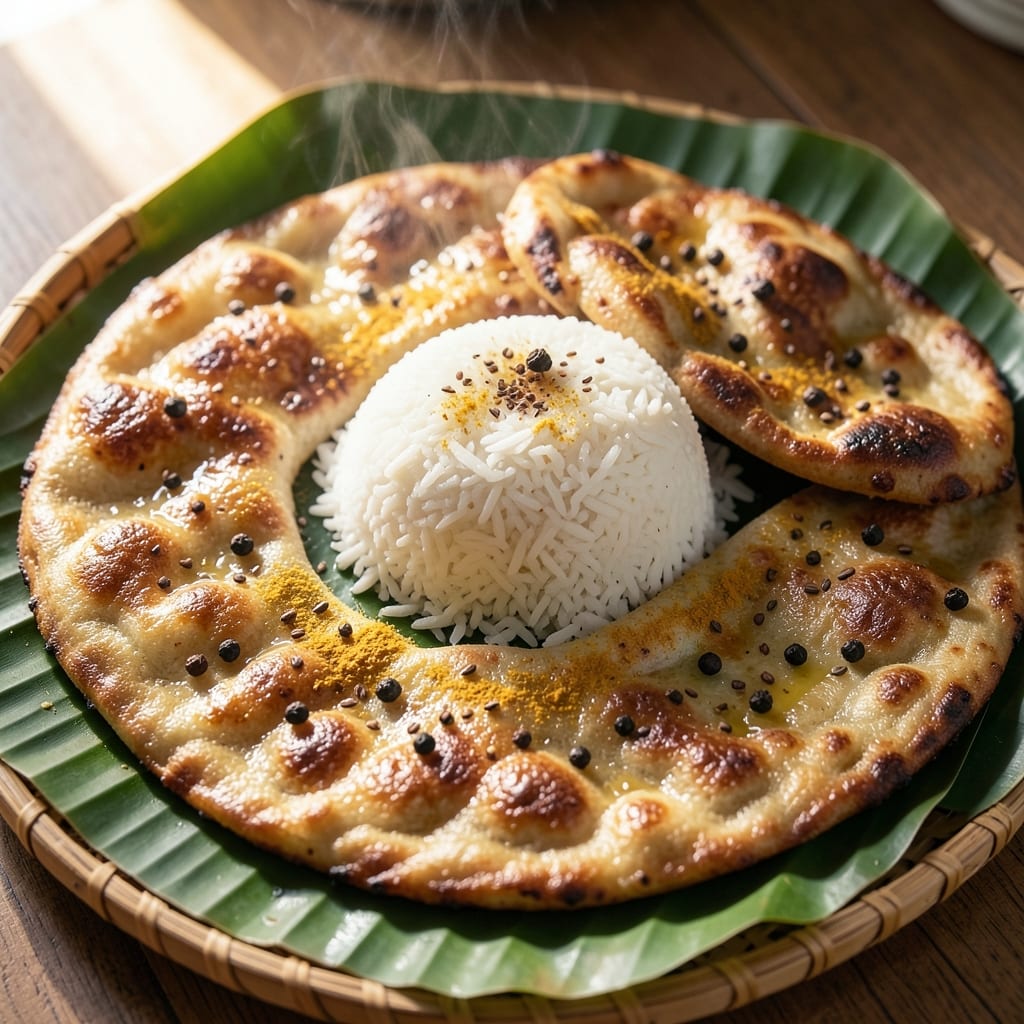 Akki Roti Recipe With Cooked Rice: Flaky Layers and Savory Spice Harmony