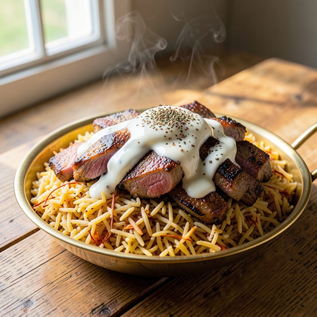 Arabic Mandi Rice Recipe: Saffron-Infused Spiced Lamb Feast