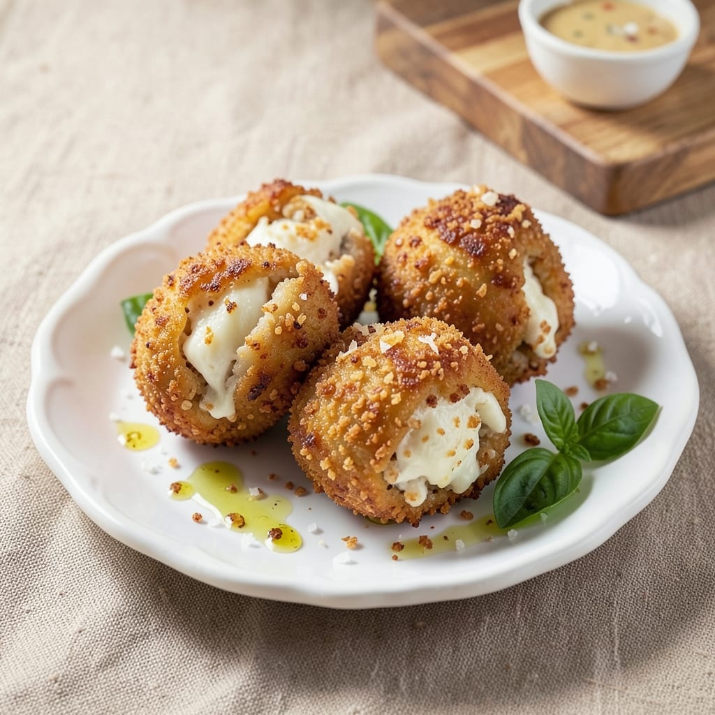 Arancini Recipe Leftover Rice: Crispy Golden Balls With Melty Mozzarella Hearts