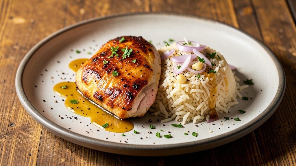 Chicken And Rice For Two Recipe: Cozy Couples' Dinner in One Pan