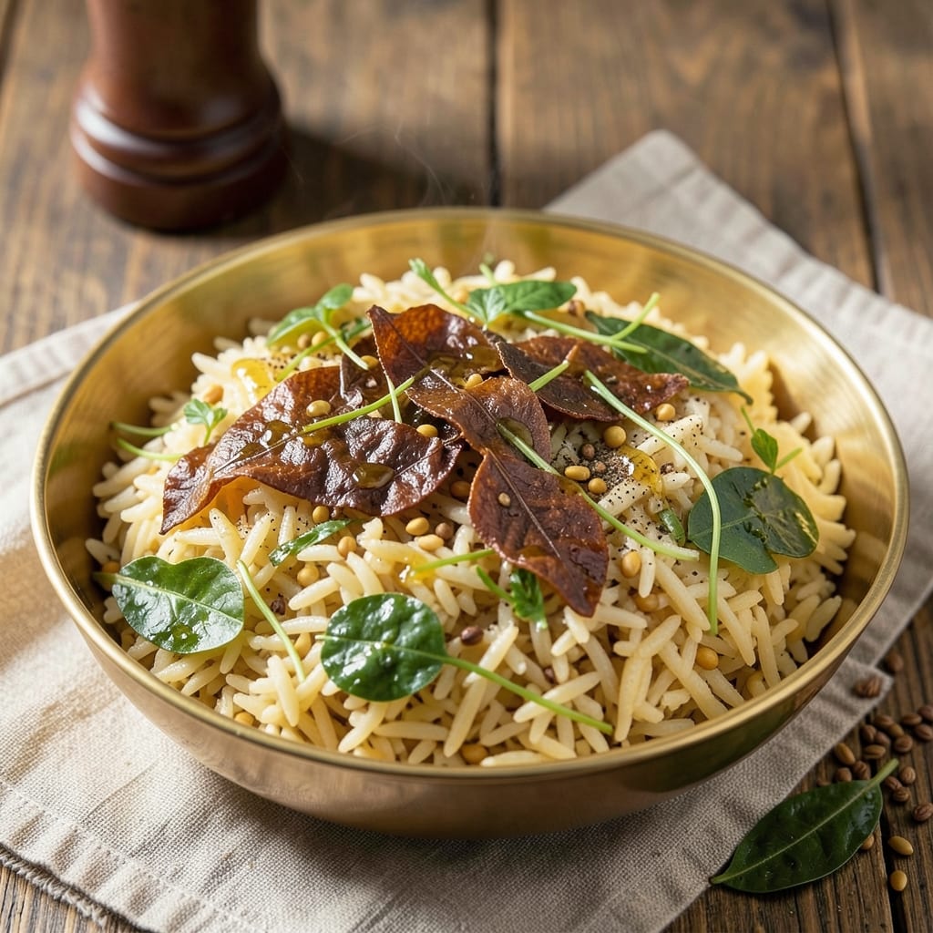 Ajwain Leaves Rice Recipe: Earthy Carom Crunch With Fragrant Basmati
