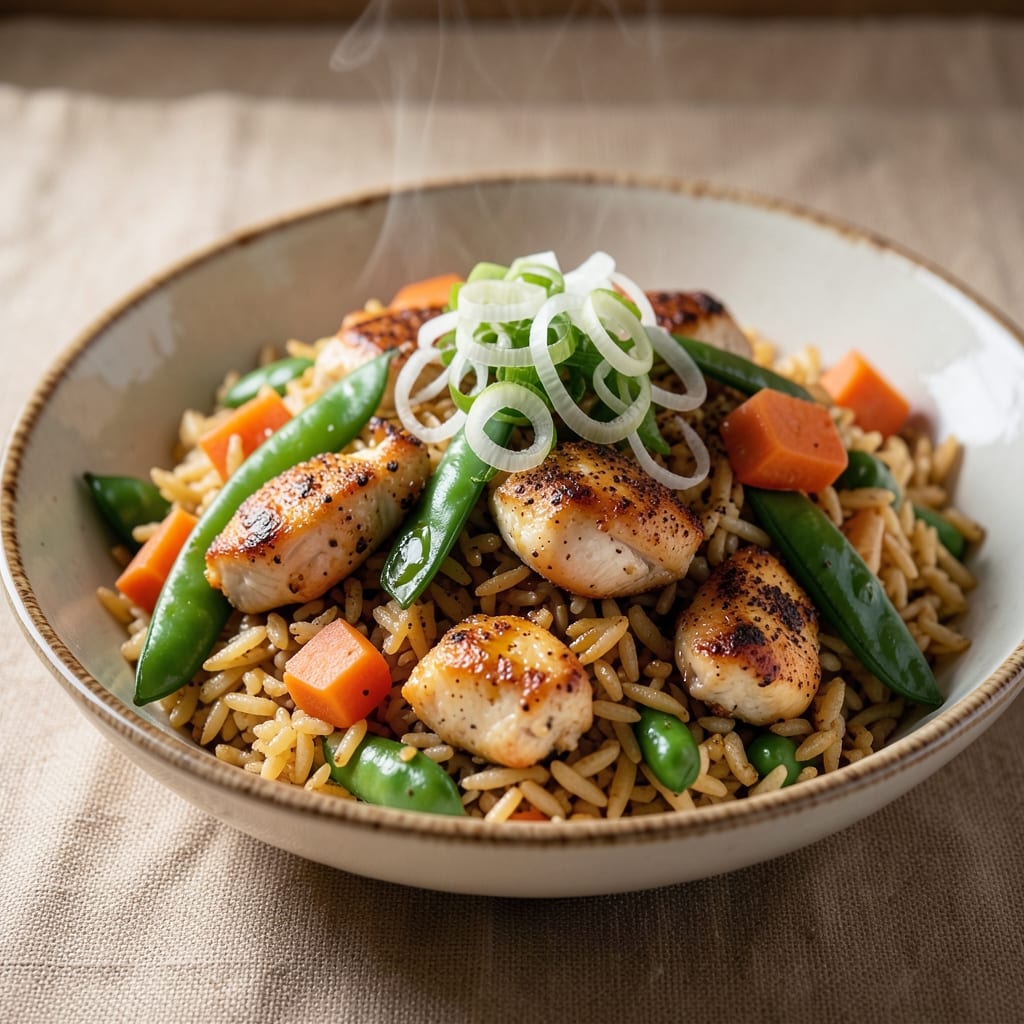 Five Spice Fried Rice Recipe: Wok-Tossed Umami Crunch With Star Anise Heat