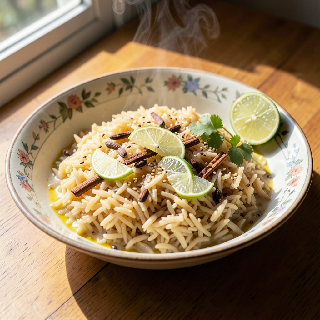 Asian Basmati Rice Recipe: Fragrant Coconut-Lime Aroma in One Pot