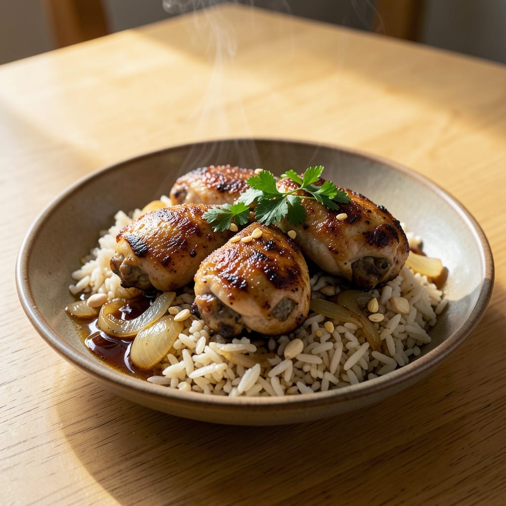 Amazing Chicken And Rice Recipe: Slow-Cooked Spice-Infused Harmony