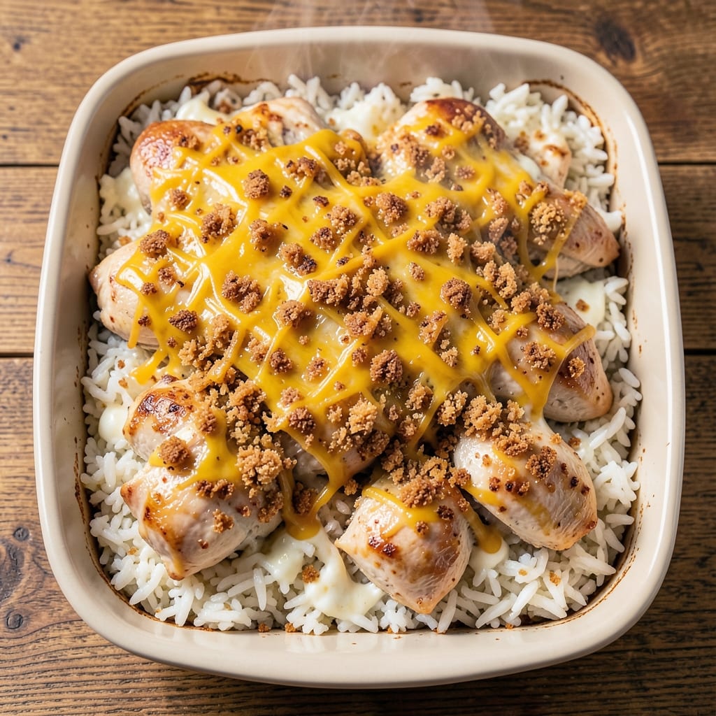 All Recipe Chicken and Rice Casserole: One-Pan Creamy Comfort with Crispy Top