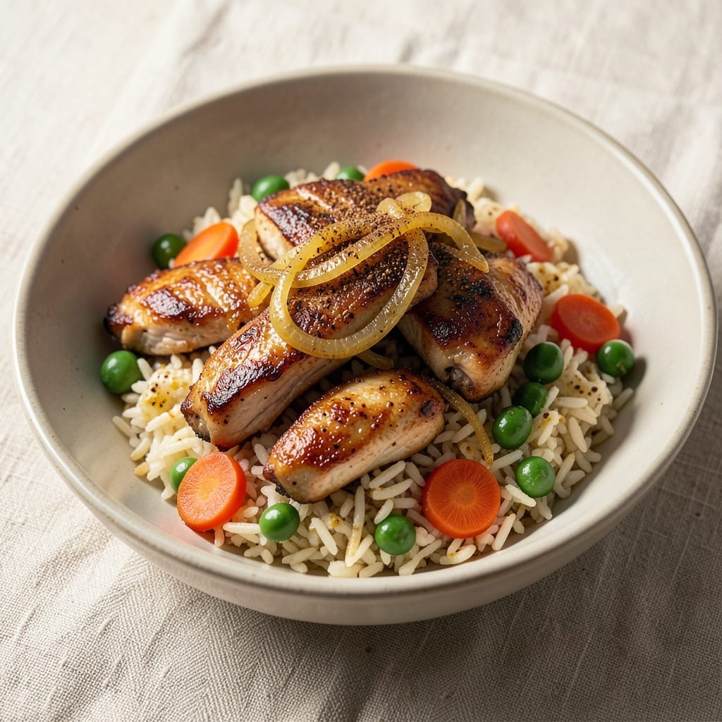 Arabic Fried Rice Recipe: Crispy Edges and Toasted Spice Magic