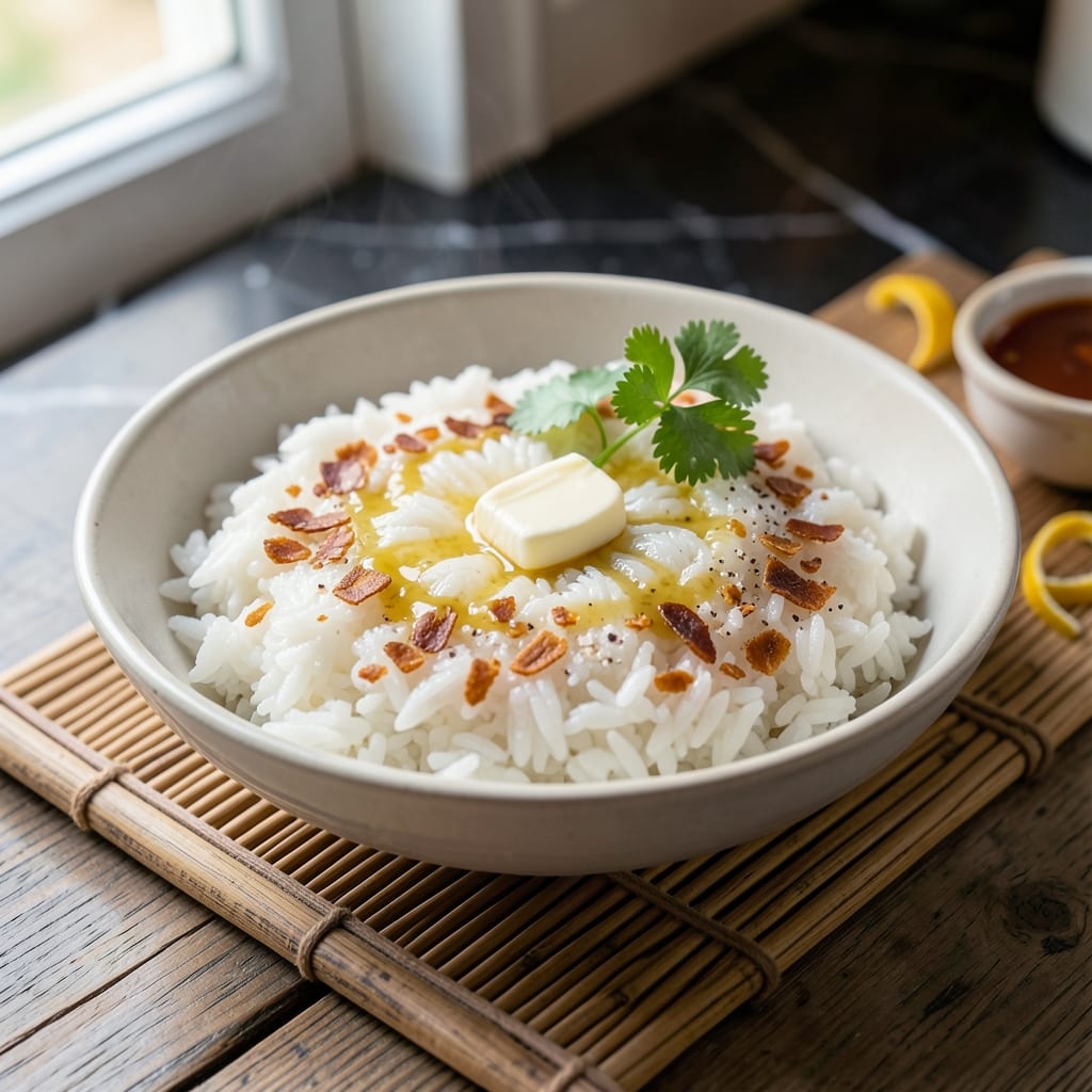 Asian Style White Rice Recipe: Steamed Jasmine Fragrance with Toasted Coconut Base