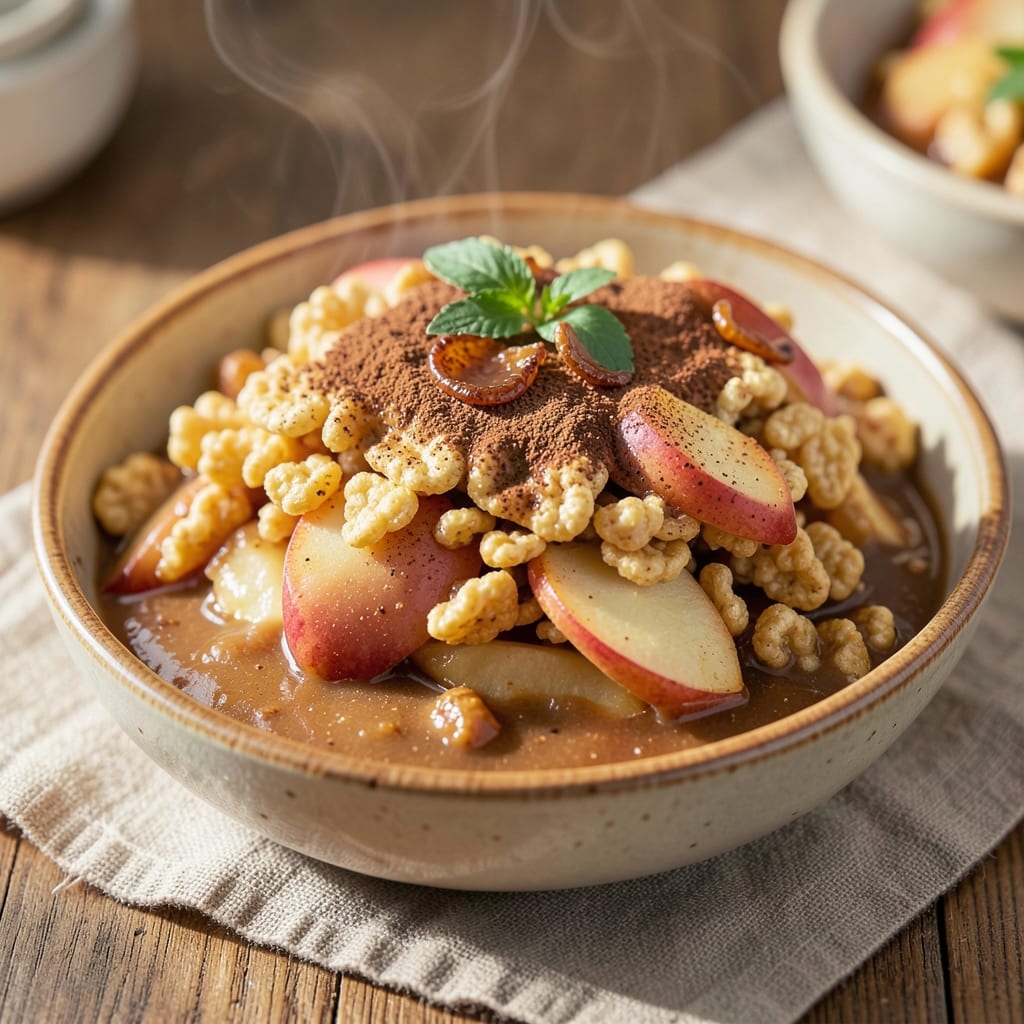 Apple Rice Krispies Recipe: Warm Cinnamon-Caramel Snack Tower