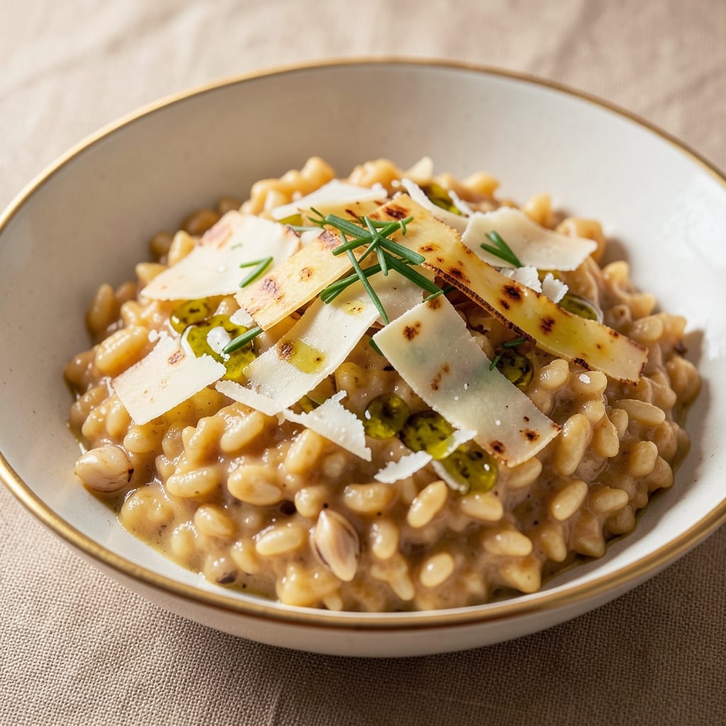 Asiago Rice Recipe: Grilled Parmesan Crust and Creamy Melts