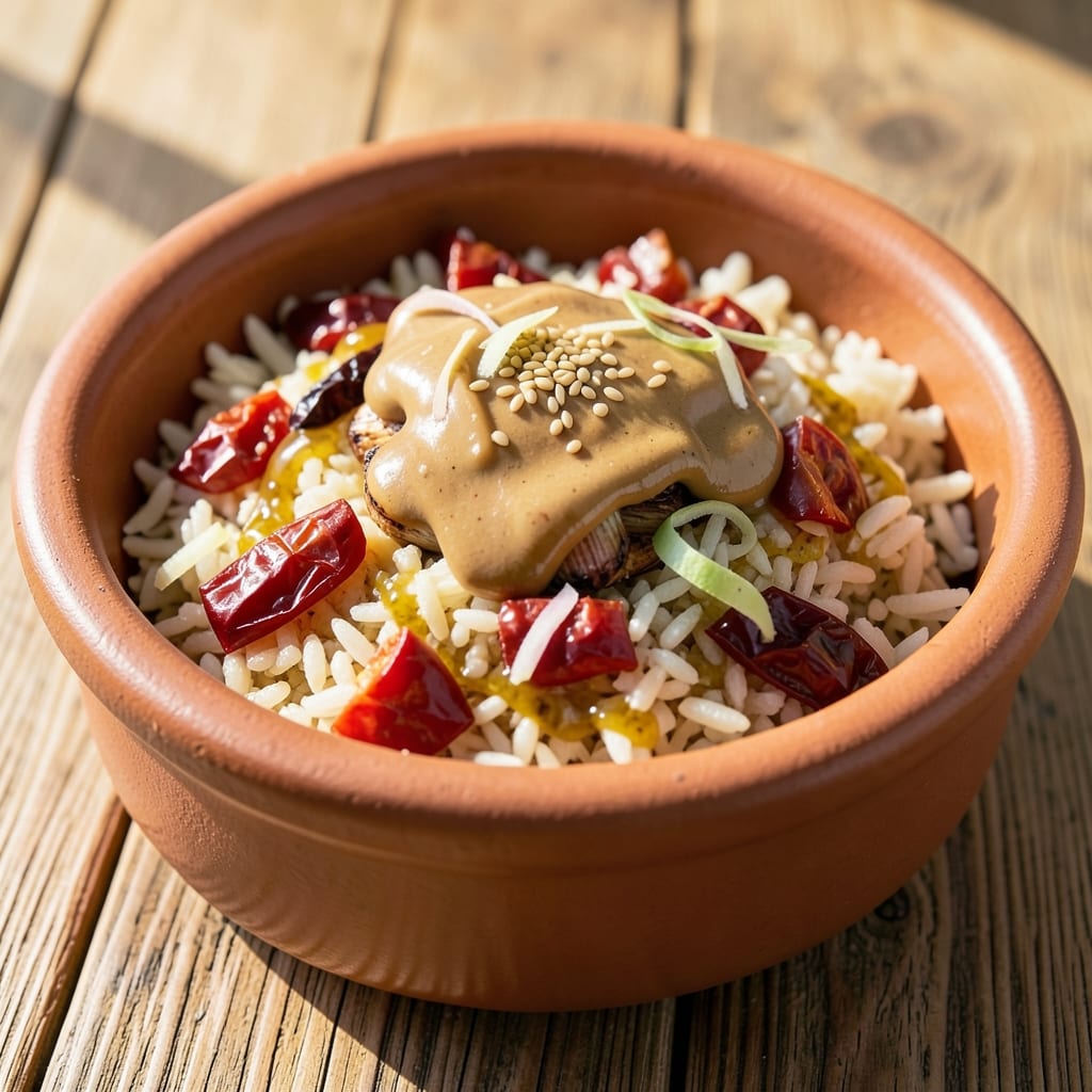 African Spicy Rice Recipe: Smoky Tomato and Peanut Heat in One Pot