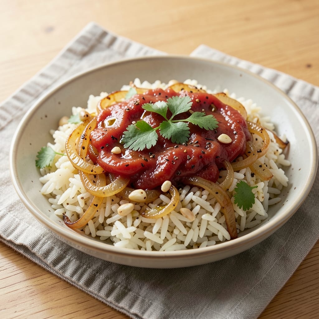 5 Star Spanish Rice Recipe: Saffron-Infused Aromatics and Toasted Garlic Crunch