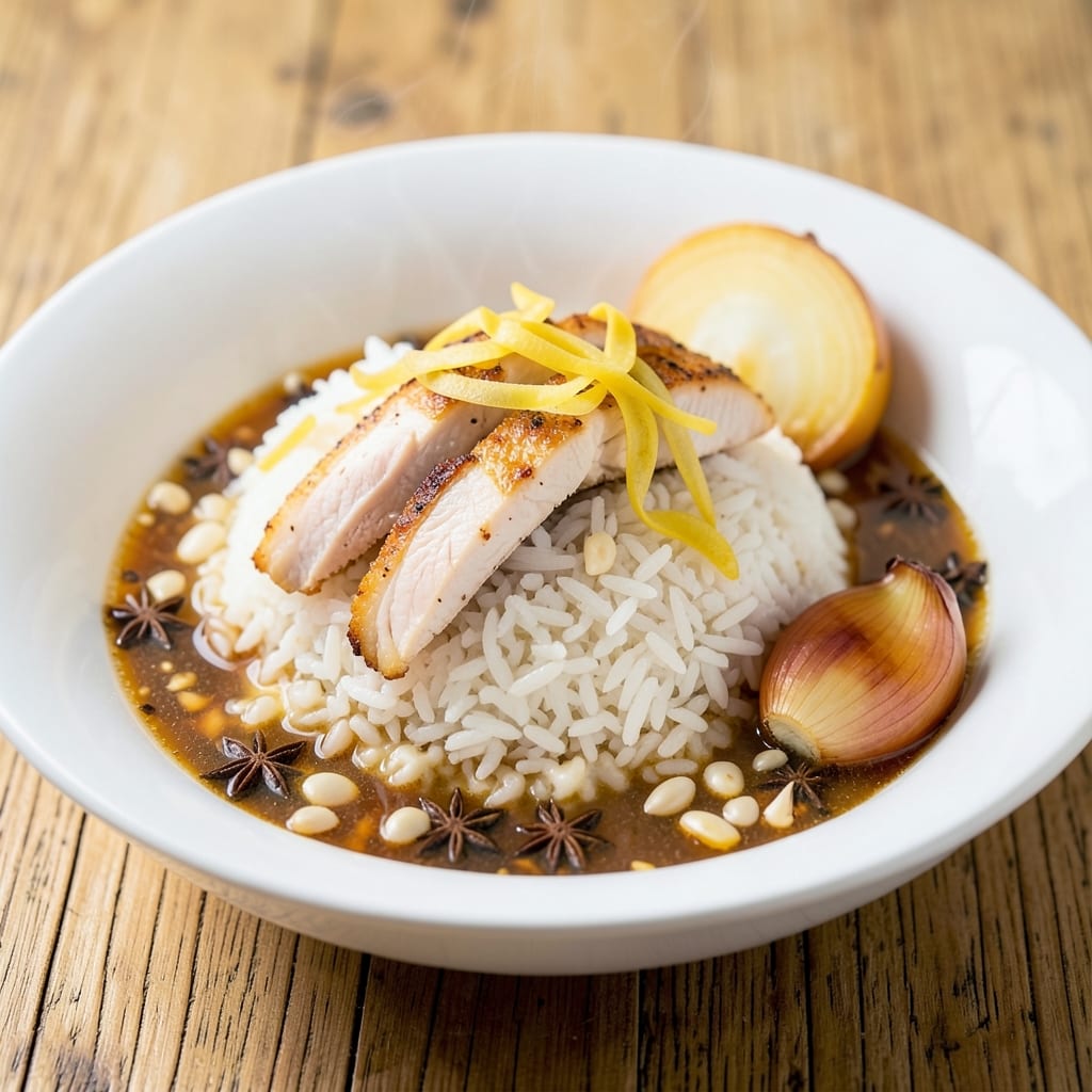 Arroz Caldo Recipe Cooked Rice: Filipino Comfort Bowl with Ginger and Star Anise