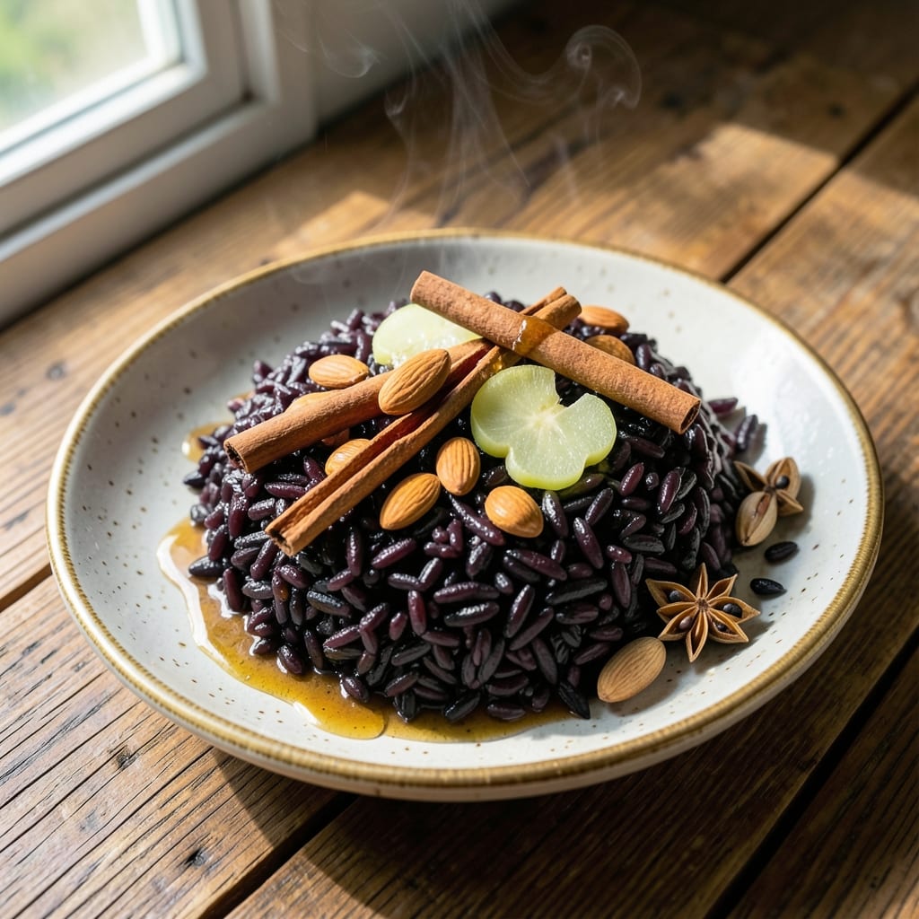Ancient Rice Recipe: Golden-Grain Porridge with Toasted Spice Crunch