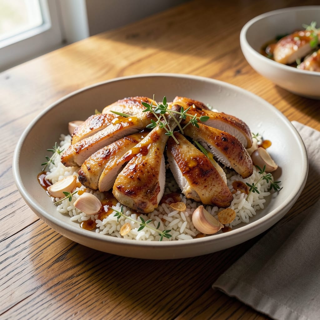 5 Star Chicken and Rice Recipe: One-Pot Golden Crust and Juicy Centers