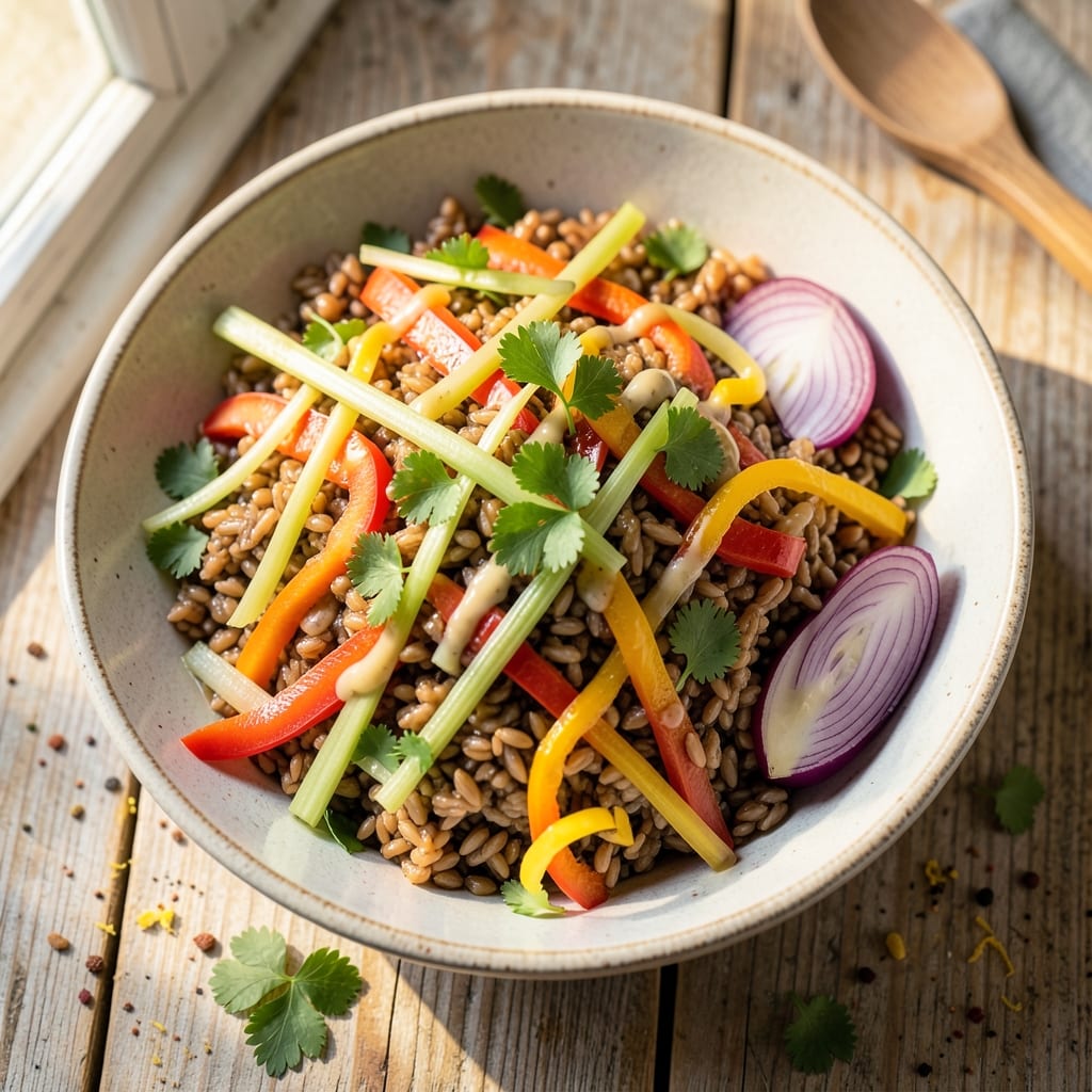 131-Main Wild Rice Salad Recipe: Hearty Harvest Bowl with Nutty Depth and Crunchy Edges