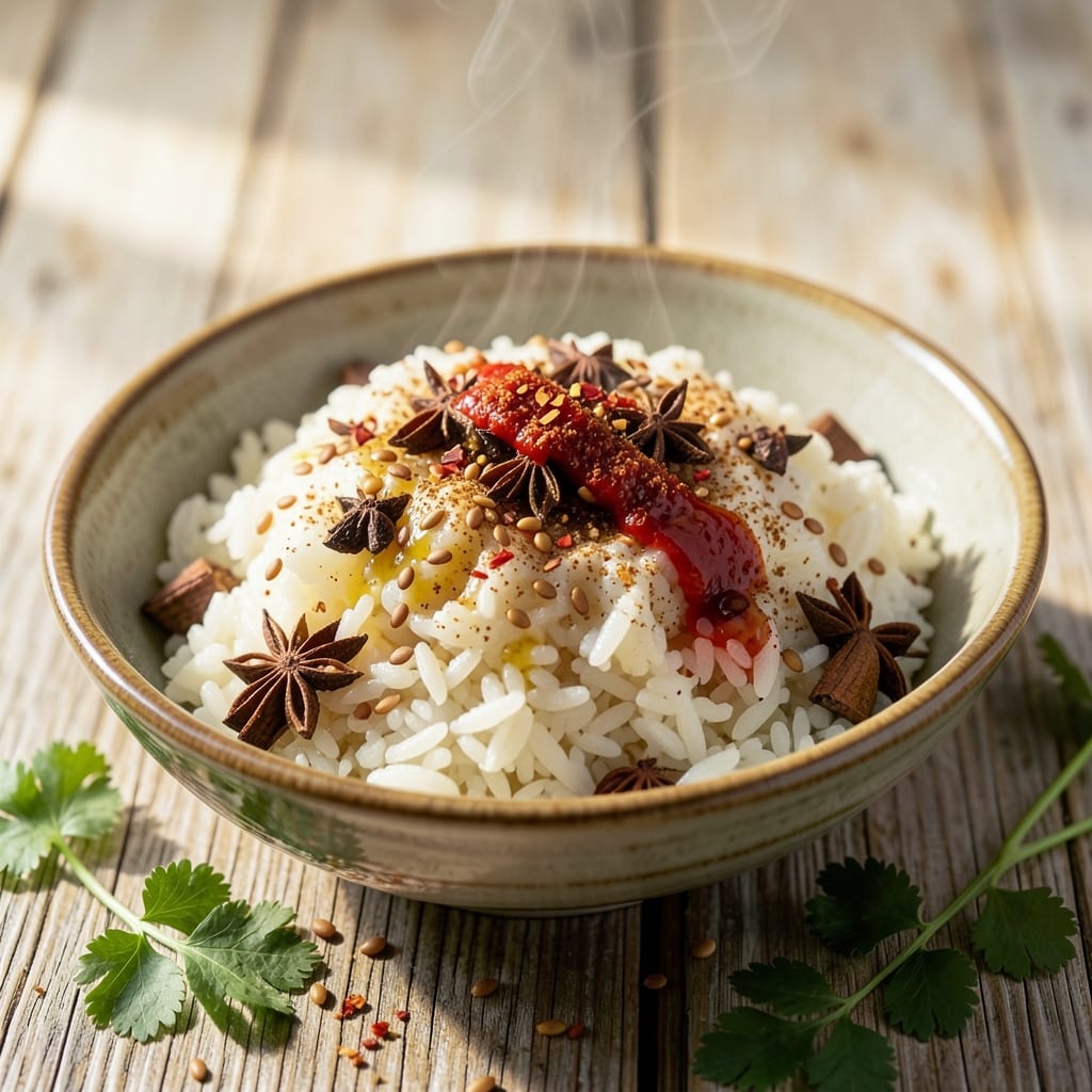 Asian Seasoned Rice Recipe: Fragrant Five-Spice Crunch in 20 Minutes