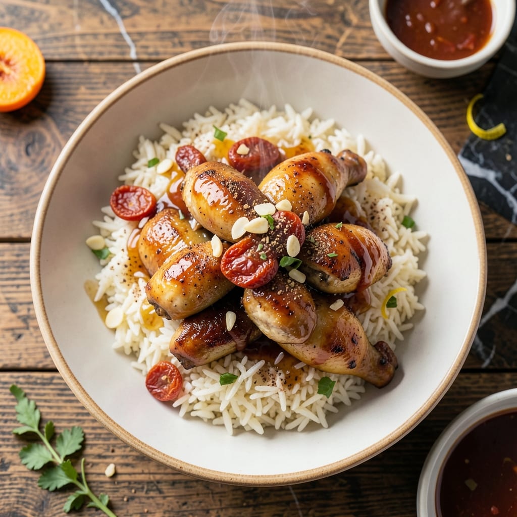 Apricot Chicken and Rice Recipe: Sweet-Tangy Moroccan One-Pot Magic