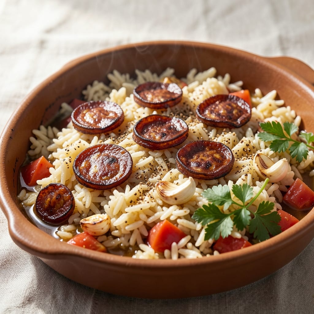 Aaron Sanchez's Rice Recipe: Smoky Cumin and Chorizo One-Pan Masterpiece