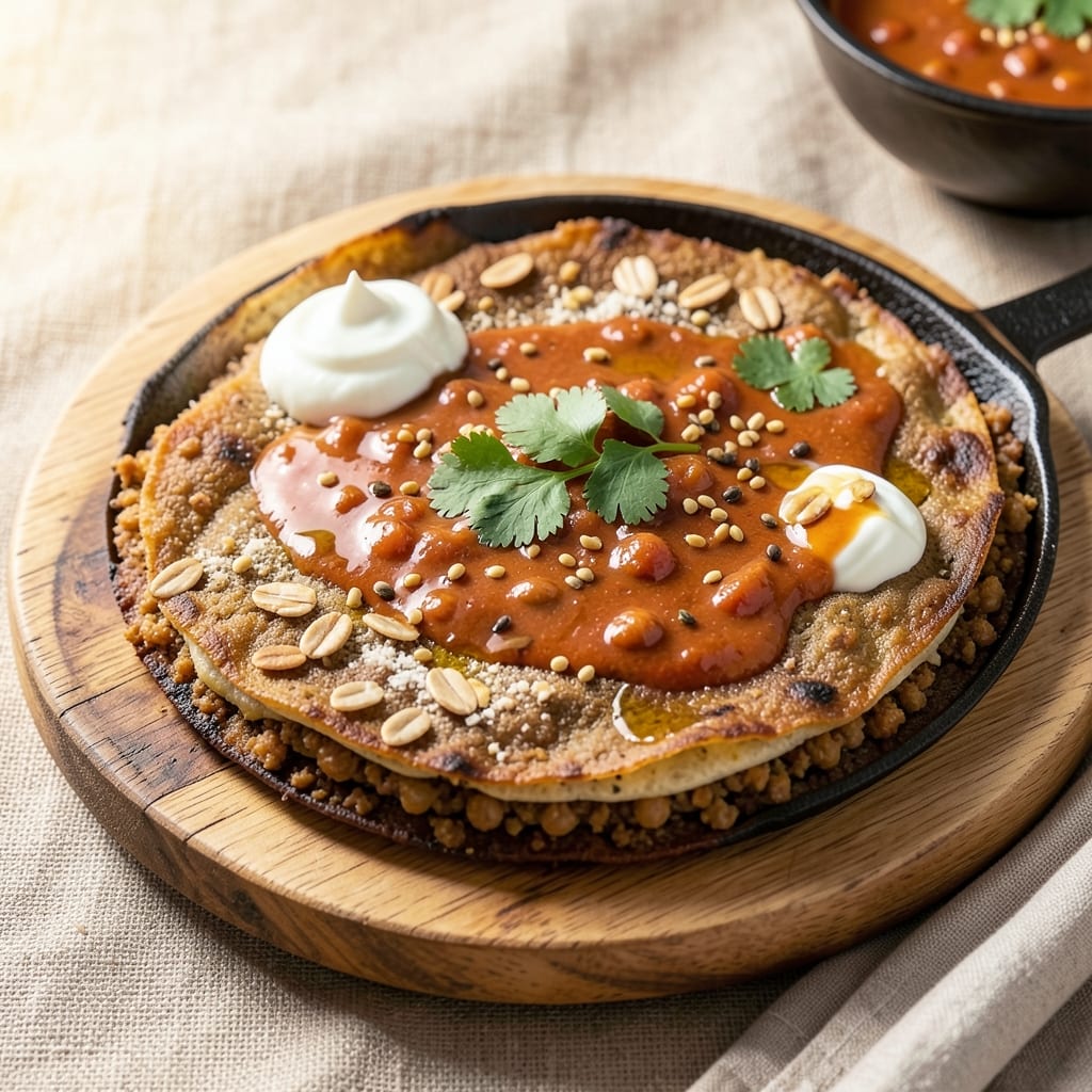 Adaí Dosa Recipe Without Rice: Fermented Chickpea Pancakes with Lacy Layers