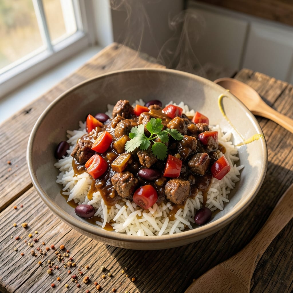 Aroma Rice Cooker Chili Recipe: Smoky Depth and Spiced Beans in One Pot