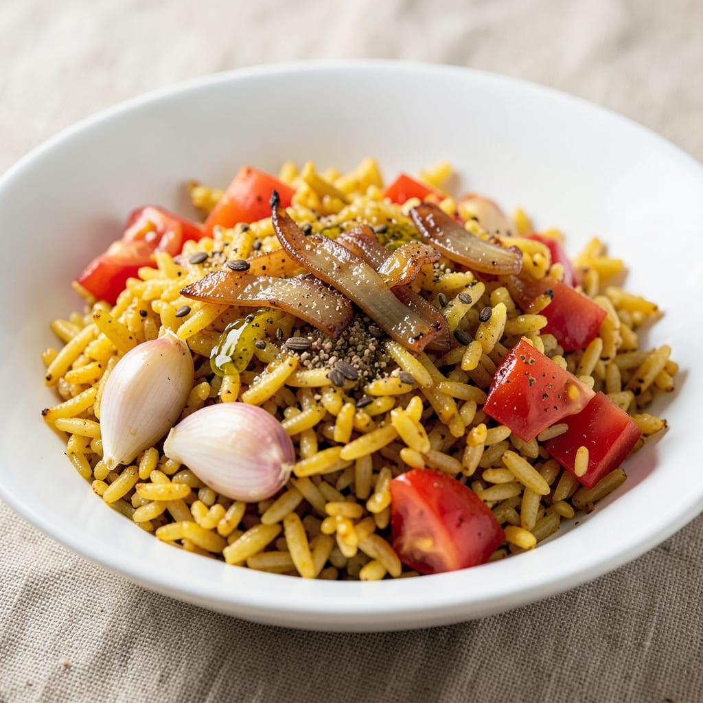 African Yellow Rice Recipe: Turmeric-Infused Flavor With Toasted Peanut Crunch