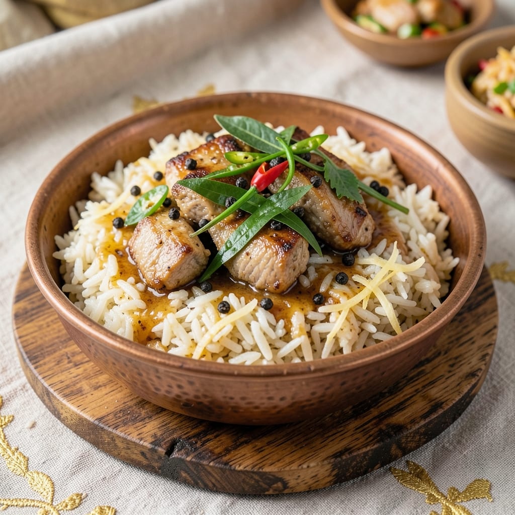 Andhra Bagara Rice Recipe: Spiced Lamb and Fragrant Rice Feast